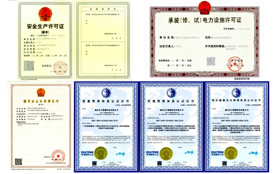 LEDONG.COM_乐动ledong（中国）旗下烟台东方能源科技有限公司取得系列重要资质