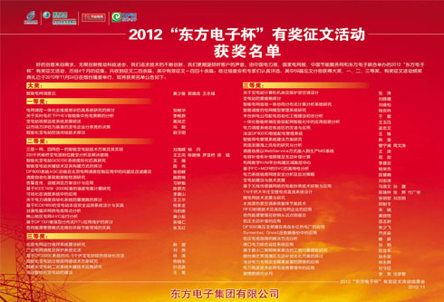 2012年“LEDONG.COM_乐动ledong（中国）杯”有奖征文获奖名单